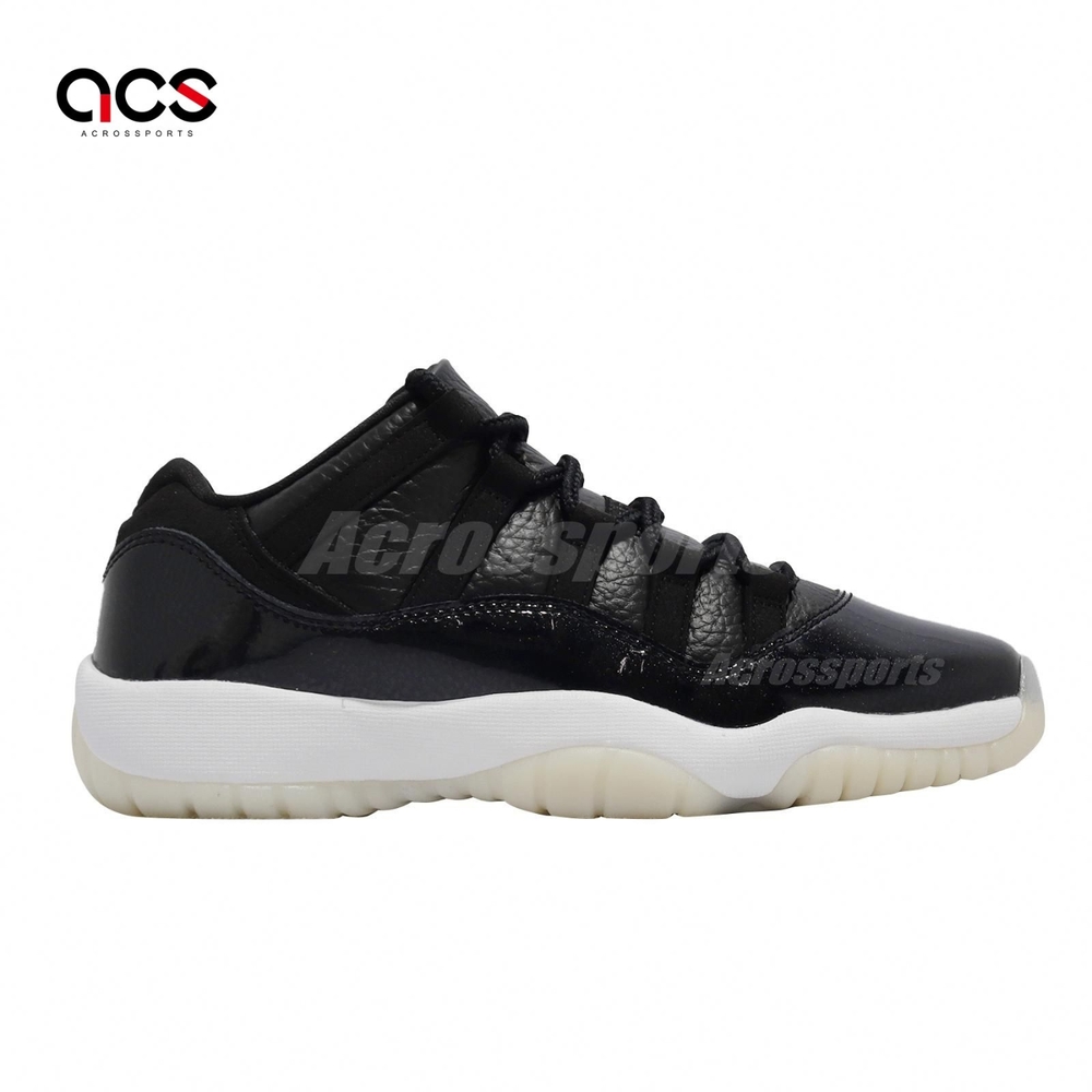 Nike 休閒鞋Air Jordan 11 Retro Low GS 大童女鞋黑白11代72-10 528896