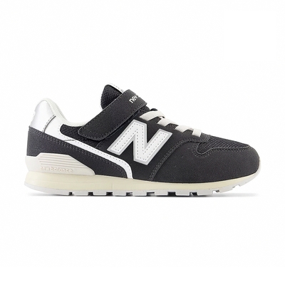 New Balance NB 996 童鞋中童黑白色魔鬼氈慢跑鞋YV996CU3