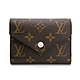 【Louis Vuitton 路易威登】VICTORINE 經典老花 信封式三摺短夾 零錢包(M62360) product thumbnail 1