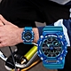 CASIO 卡西歐 G-SHOCK 炫彩音浪 工業風雙顯手錶 迎春好禮-科技藍 GA-900SKL-2A product thumbnail 1