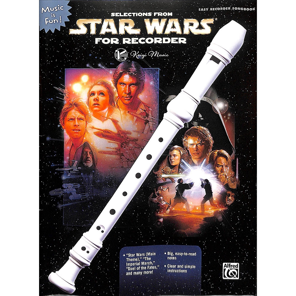 星際大戰 直笛樂譜Star Wars for Recorder Book