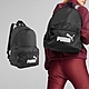 Puma 包包 Core Base Backpack 兒童款 黑 白 小包 後背包 基本款 雙向拉鍊 07985201 product thumbnail 1