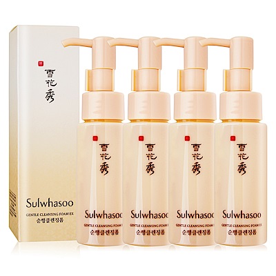 Sulwhasoo 雪花秀 順行潔顏泡沫EX50mlX4