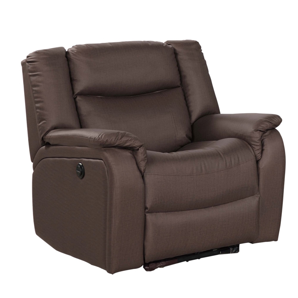 文創集 貝多高機能皮革單人電動沙發椅-92x88x96cm免組