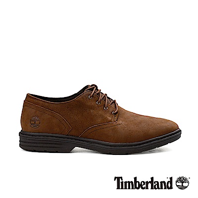 Timberland 男款深棕色正絨面皮革防水牛津鞋|A1QD4