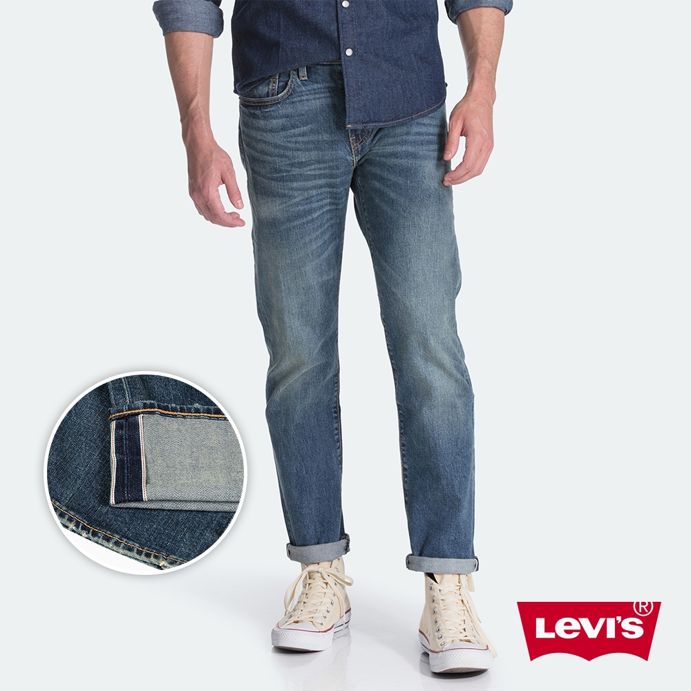 Levis 男款 上寬下窄 502 Taper牛仔長褲 赤耳 彈性布料