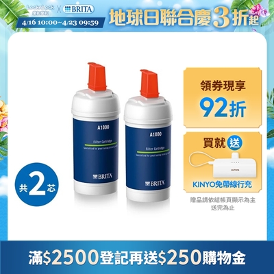 [2入組]德國BRITA mypure A1000 長效型濾芯