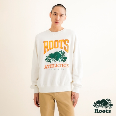 Roots 男女共款- RBA REISSUE圓領上衣-白色