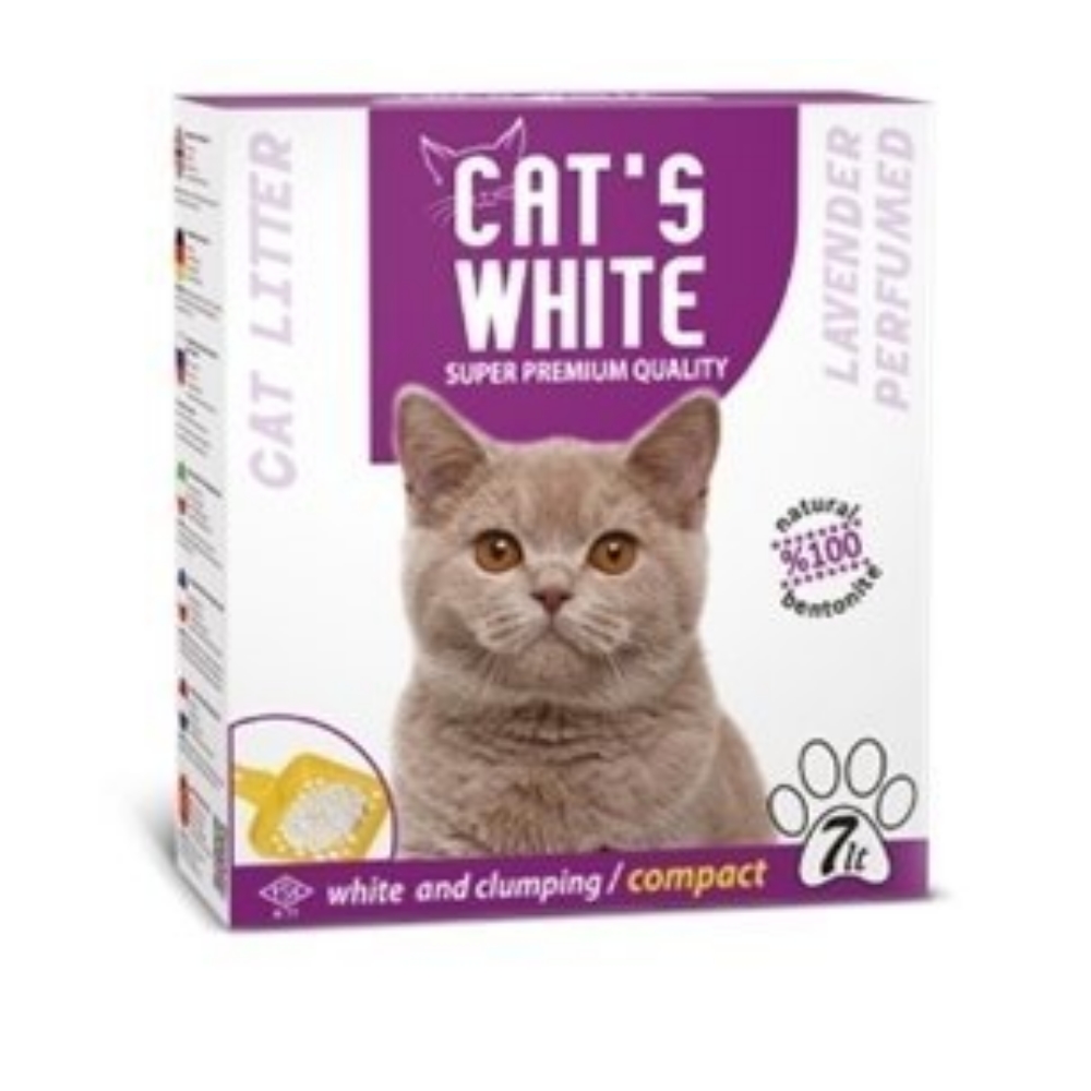 CATS WHITE 白喵貓砂 6LB 六盒組