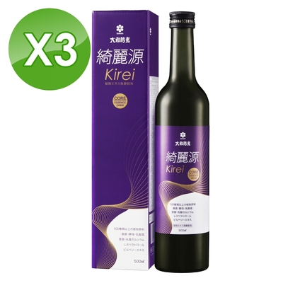 大和酵素 綺麗源植物發酵酵素 500ml/瓶(3瓶組)