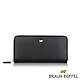 【BRAUN BUFFEL 德國小金牛】台灣總代理 城市 10卡拉鍊長夾-黑色/BF696-602-BK product thumbnail 2