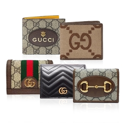 【GUCCI 古馳】經典熱賣款短夾