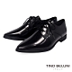Tino Bellini義大利進口細緻質感牛皮綁帶皮鞋_黑 product thumbnail 1