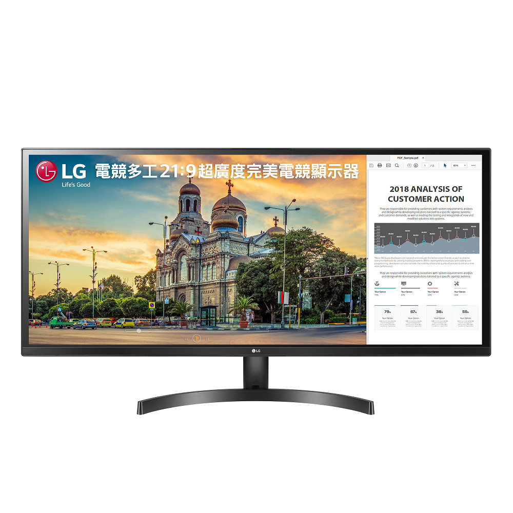 LG 29WK500-P 21:9 UltraWide™ 29吋IPS電競液晶顯示器29型螢幕