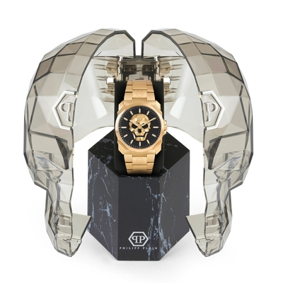 PHILIPP PLEIN THE $KULL KING 骷髏王錶款 金 PWLAA0822_40mm