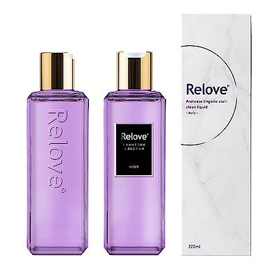 Relove私密衣物蛋白酵素去漬抑菌手洗精/光韻 220ml