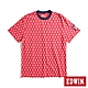 EDWIN x FILA聯名 經典主義滿版聯名LOGO印花短袖T恤-男款-紅色 product thumbnail 2