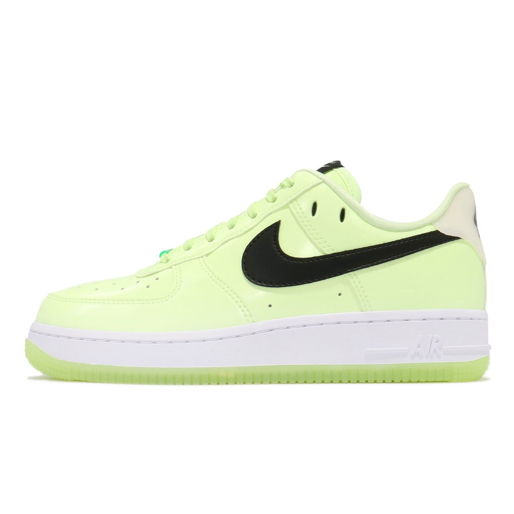 Nike 休閒鞋Air Force 1 07 LX 女鞋經典款AF1 夜光簡約球鞋穿搭綠白