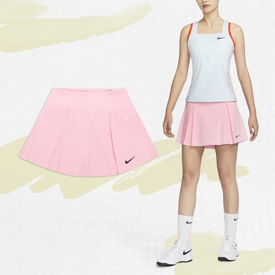 Nike 褲裙 Dri-FIT Advantage 女款 粉紅 黑 吸濕排汗 內置短褲 高爾夫球裙 小勾 DX1422-690