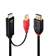 LINDY林帝 主動式HDMI1.4 to DP 1.2轉接線+USB 2m(41426) product thumbnail 1