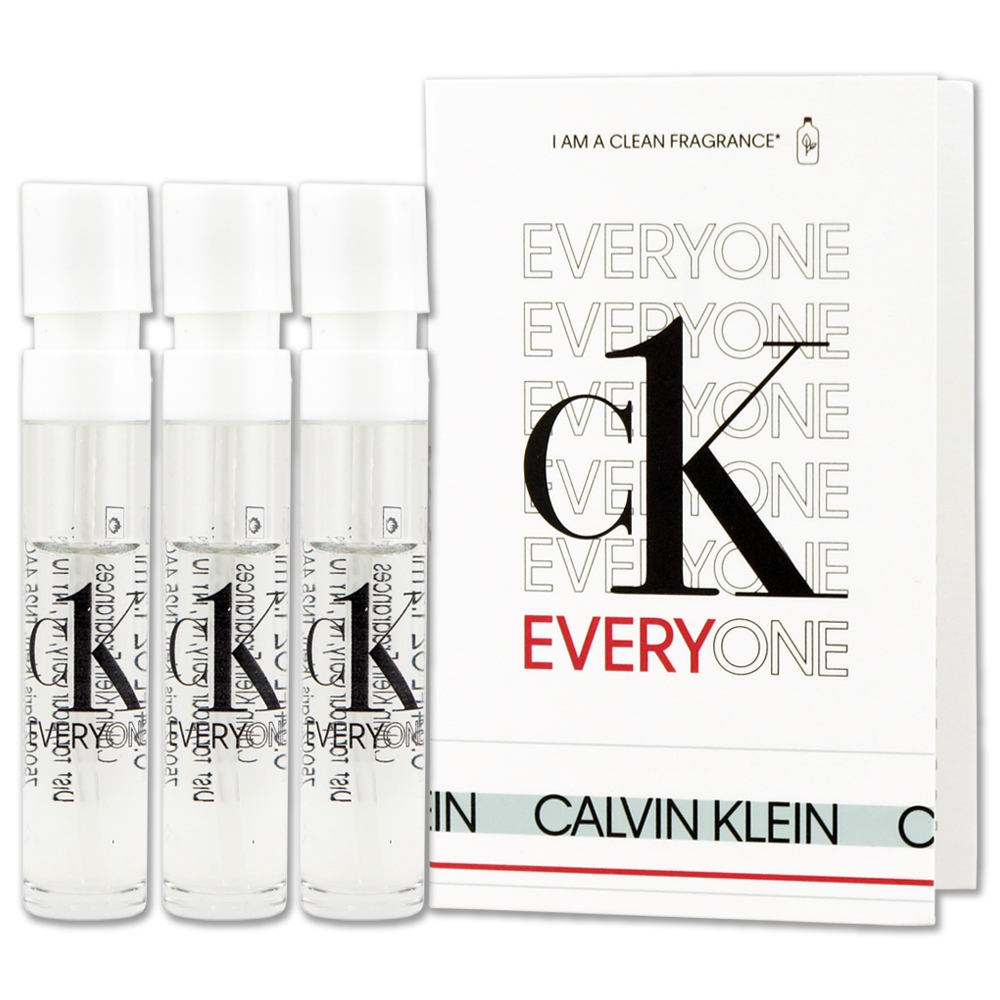 Calvin Klein CK EVERYONE中性淡香水針管1.2ml*3