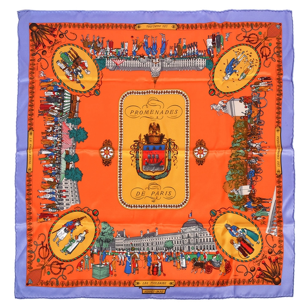 promenades de paris scarf 70