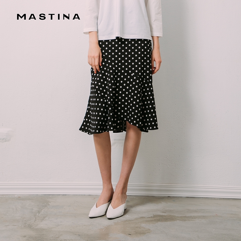 【MASTINA】波點浪漫荷葉魚尾-長裙 (二色)