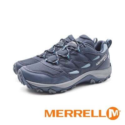 MERRELL(男)WEST RIM SPORT GORE-TEX避震耐磨登山鞋 男鞋-藍