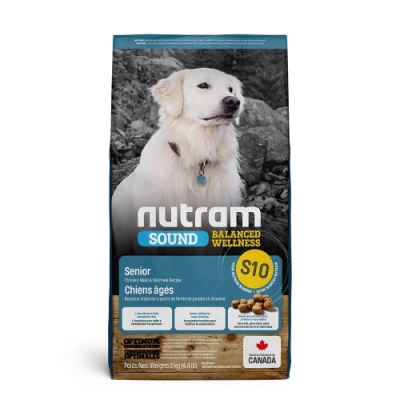 加拿大NUTRAM紐頓S10均衡健康系列-雞肉+燕麥老犬 2kg(4.4lb)(NU-10235)(購買二件贈送全家禮卷100元x1張)