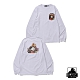 XLARGE L/S POCKET TEE GRUB SLANTED食物口袋長T-白 product thumbnail 1