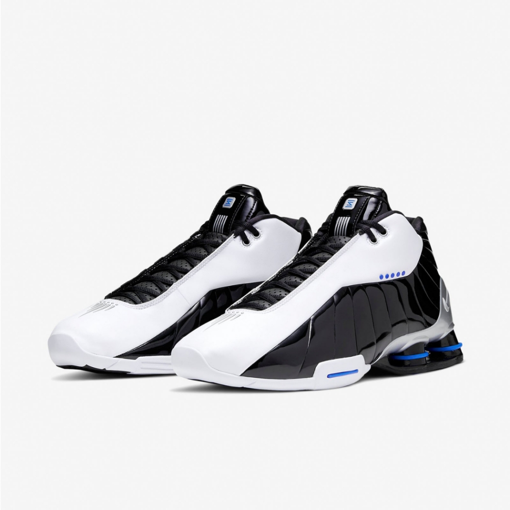 Nike 籃球鞋 Shox BB4 復刻 運動 男鞋 經典款 彈簧鞋 明星款 球鞋 穿搭 黑 銀 AT7843102