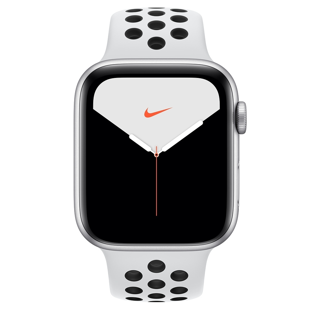 Apple Watch Nike S5(GPS)44mm 銀色鋁金屬錶殼+白色錶帶| S5系列