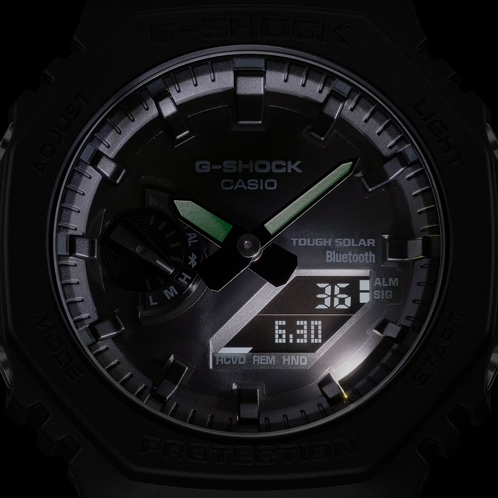 CASIO卡西歐八角藍芽連線G-SHOCK雙顯錶(GA-B2100-1A1) | G-SHOCK 