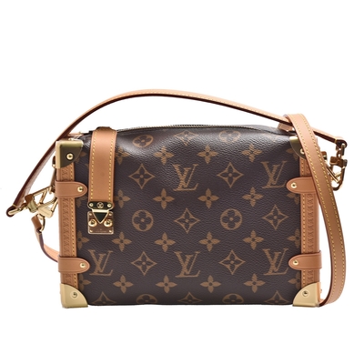 LV M46358 Side Trunk經典Monogram帆布肩/斜背包