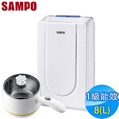 SAMPO聲寶 8L 1級清淨除濕機 AD-Y816T + 奇美調理鍋EP-02MC20