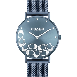 Coach 大C 經典時尚米蘭女錶 母親節禮物-37mm CO14503824