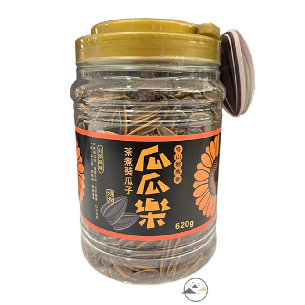 冬山鄉 瓜瓜樂茶香葵瓜子(每罐620克x5罐)