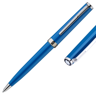 MONTBLANC 萬寶龍PIX鉑金夾原子筆 / 油藍色