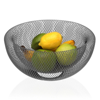 《VERSA》雙網鏤空水果籃(鐵灰) | 水果盤 水果籃
