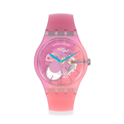 SWATCH New Gent 原創系列手錶SUPERCHARGED PINKS(41mm)