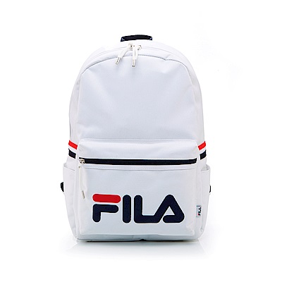 FILA LOGO後背包-白 BPT-1401-WT