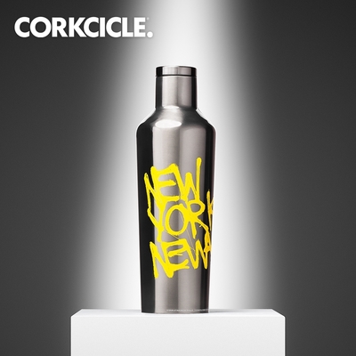 美國CORKCICLE Basquiat設計師聯名系列三層真空易口瓶/保溫瓶470ml-紐約客