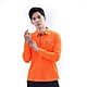 【遊遍天下】男款抗UV吸濕排汗機能POLO長衫GL1015桔色(M-5L) product thumbnail 1