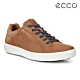 ECCO SOFT 7 M 單色拼接設計輕便休閒鞋 男鞋-駝色/棕色 product thumbnail 1