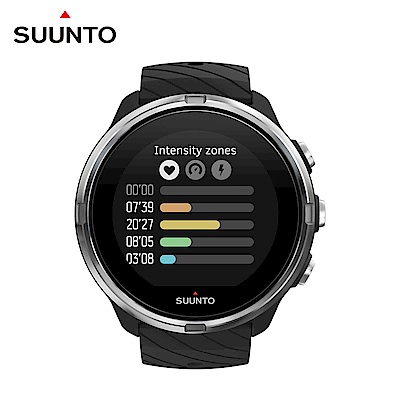 SUUNTO 9 堅固強勁 超長電池續航力的多項目運動GPS腕錶 (經典黑)