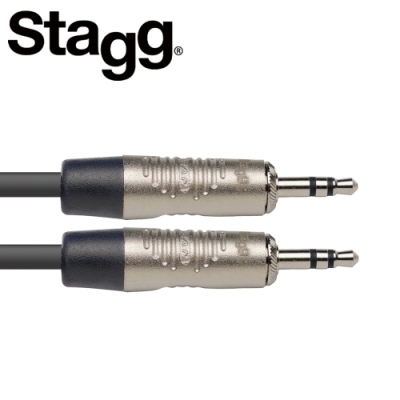 STAGG NAC2MPSR 3.5mm 立體聲公頭對 3.5mm 立體聲公頭 2M音源線