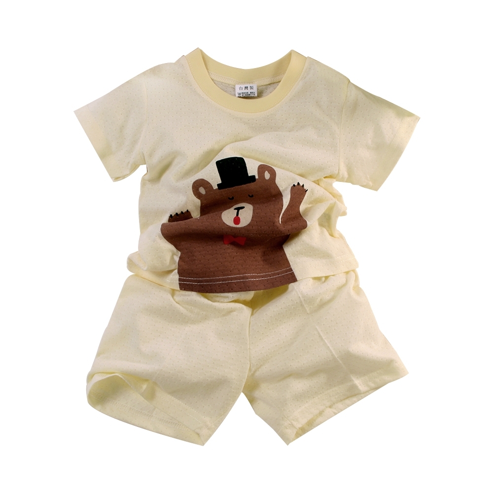 魔法Baby台灣製清涼布幼兒短袖套裝 k51375