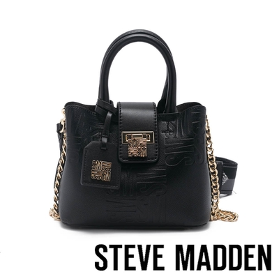 STEVE MADDEN-BLOCAL 手提斜背迷你托特包-黑色