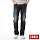 EDWIN EDGE LINE 大尺碼 雙口袋中直筒牛仔褲-男-中古藍 product thumbnail 1
