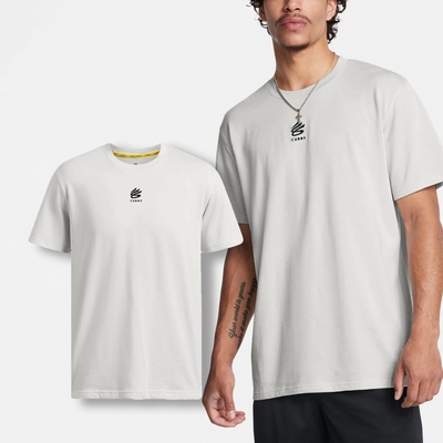 Under Armour 短袖 Curry Hvyweight Tee 男款 米灰 黑 寬鬆 咖哩 短T UA 1387107114